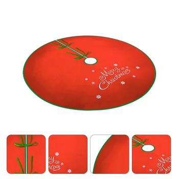 

1Pc Christmas Tree Decor Xmas Tree Skirt Decorative Tree Skirt Snowflake Decor