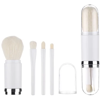 

NEW 4 In 1 Makeup Brush Set Synthetic Foundation Lip Blending Eye Shadows Makeup Tools