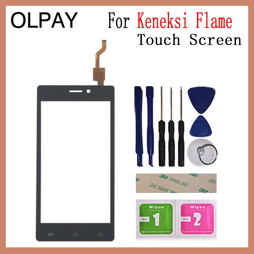 OLPAY 4,5 '' сенсорный экран для мобильного телефона Keneksi пламя дигитайзер сенсор HD панель Замена сенсорный экран стекло