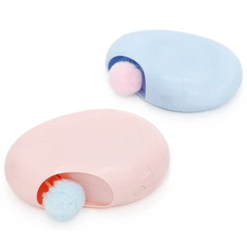 

Electric Cat Toy Smart Funny Cat Stick Teasing Crazy Play Disc Cat Donut Automatic Toy for Cat