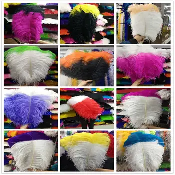 

Wholesale 50/100pcs Gorgeous 65-70 CM/26-28 Inches "Thick Stem" Male Ostrich Feathers Party Home Wedding Craft Making Decoration