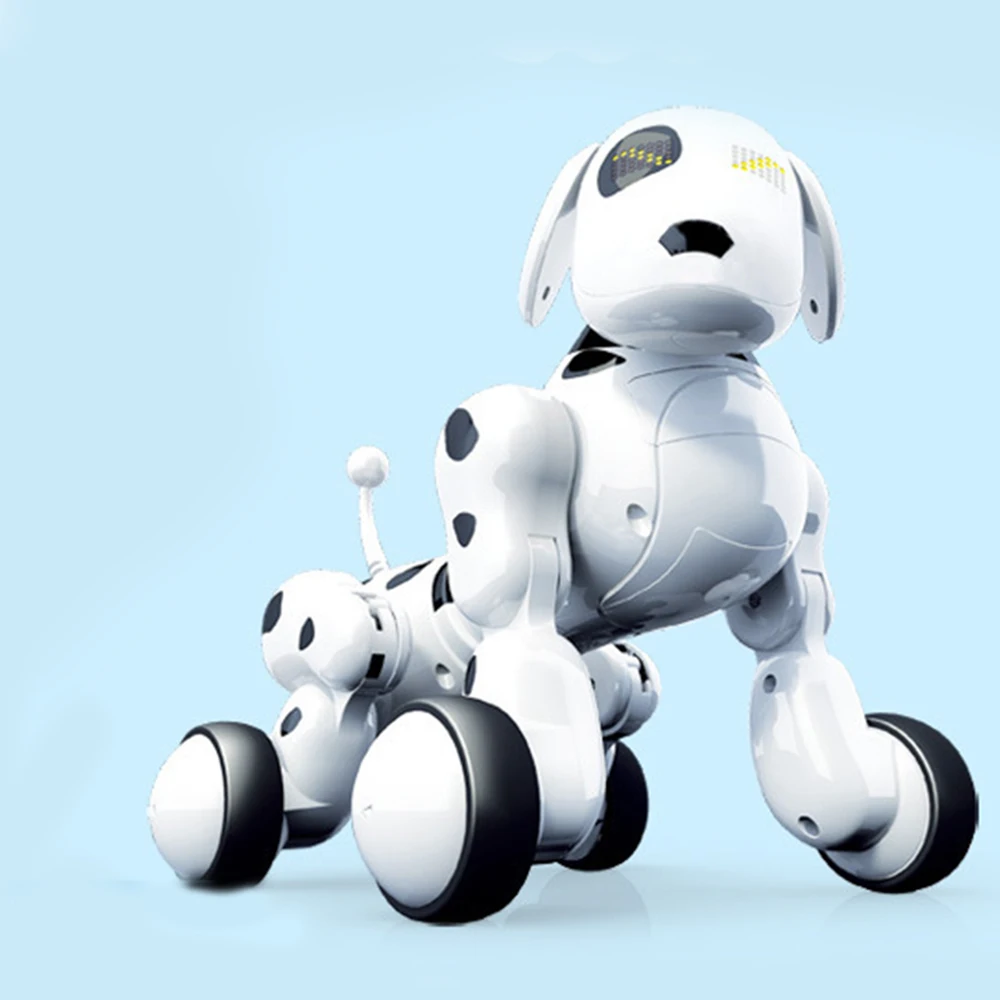 Новые электронные питомцы RC робот собаки стенд ходить милые Интерактивные Интеллектуальные собаки робот игрушка умные беспроводные электрические игрушки для детей