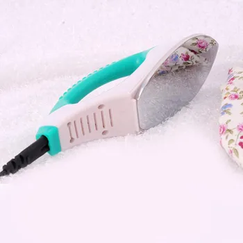 

Mini Electric Iron Small Portable Travel Crafting Clothes Sewing Supplies Mini Traveling Electric Iron