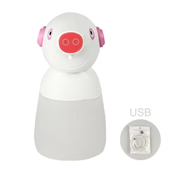 

330ml Container Desktop USB Rechargeable ABS No Noise Infrared Sensing Home Bathroom Portable Foam Soap Dispenser Automatic
