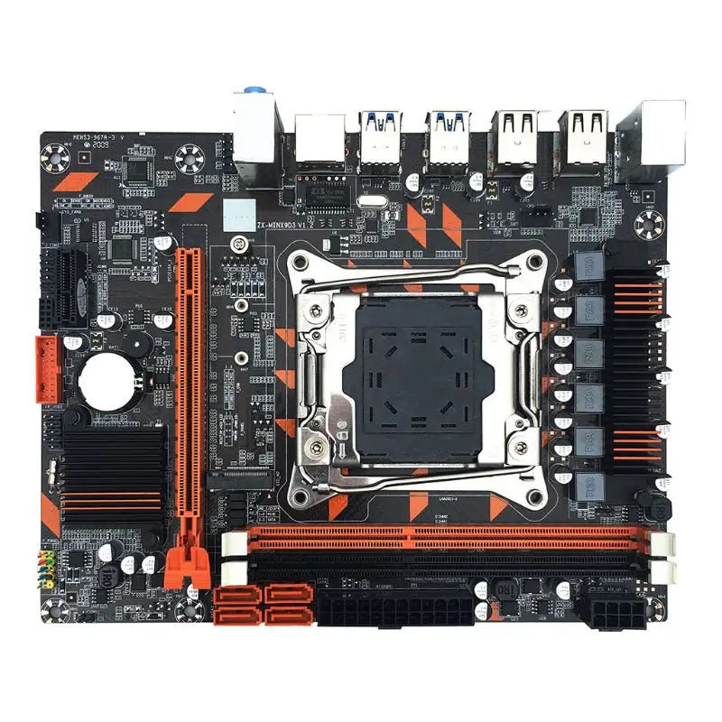 X99 DDR3 MINI LGA2011-3 материнская плата для компьютера двухканальная память M.2 модуль