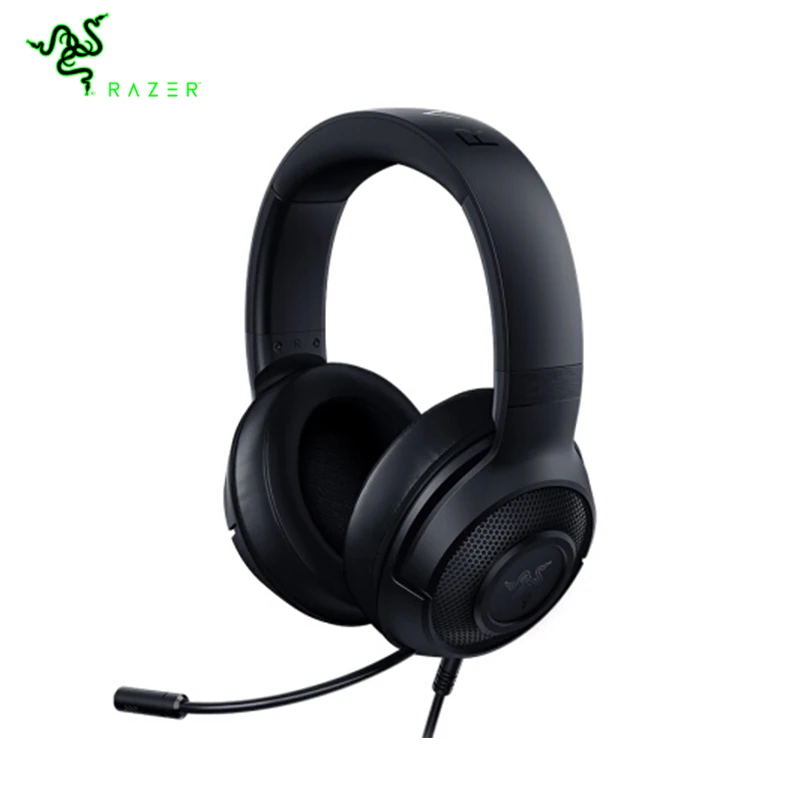 

Razer Kraken X Gaming Headset Ultralight 250g 7.1 Surround Sound Audio Control Noise Canceling Headphone 3.5mm Jack For PC Xbox