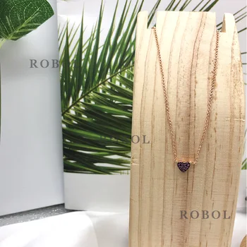 

Spanish Bear High Quality New Boutique S925 Sterling Silver Necklace Love Gold-plated Tone Romantic and Elegant Free Shipping