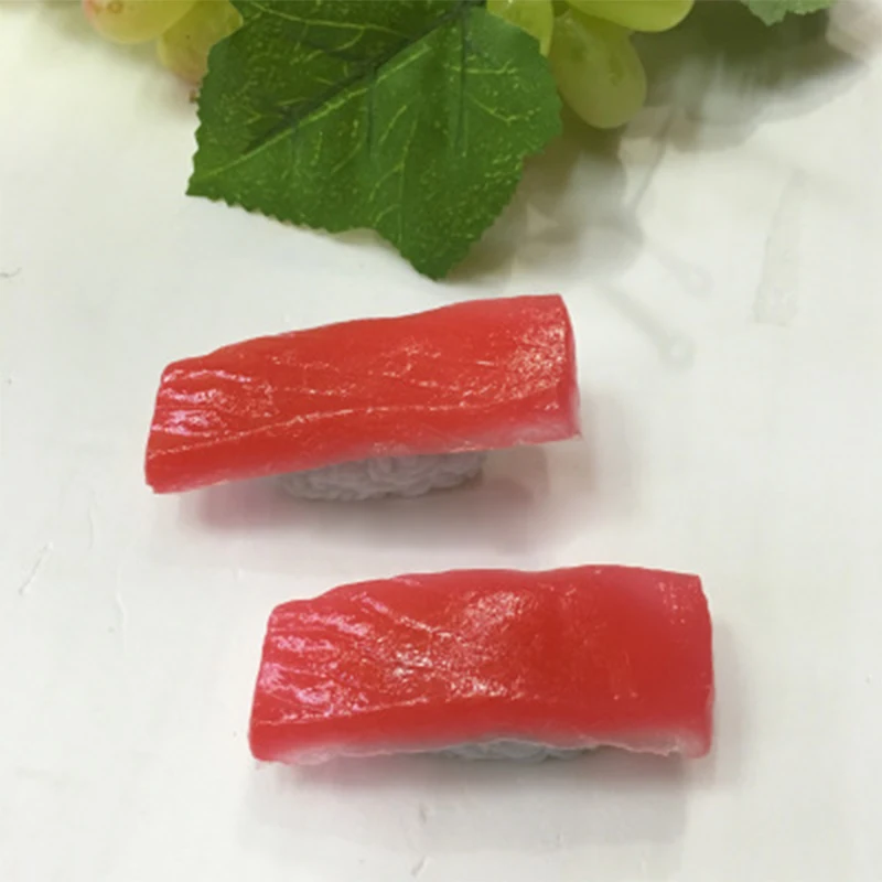 Имитация японских суши поддельная вывеска с моделями мяса украшения реквизит для фотосъемки ПВХ Sashimi Arctic еда магазин декоративные домашние ремесла игрушка - Цвет: as picture11