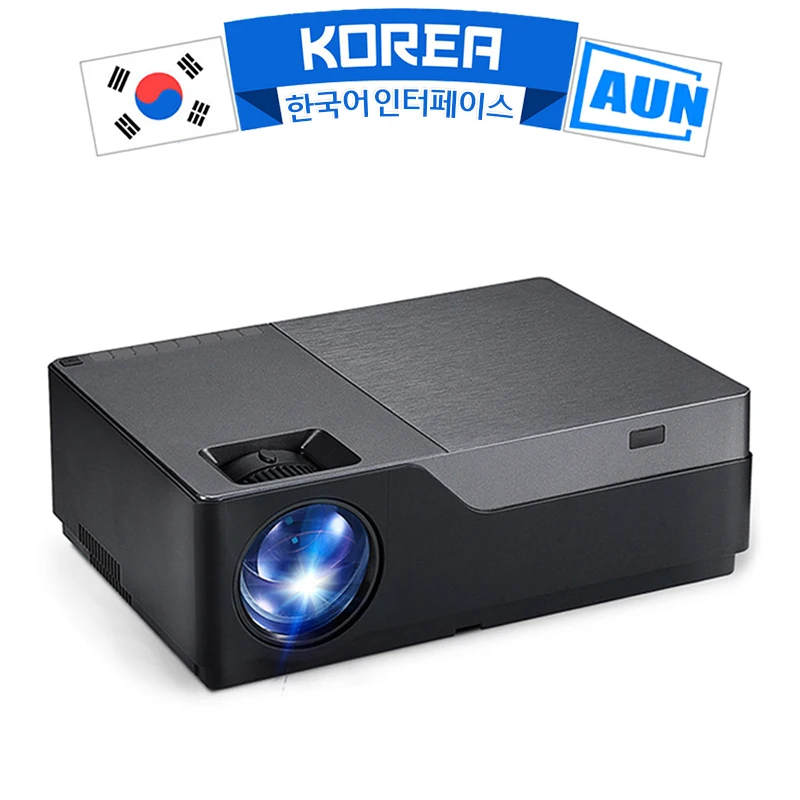 Full HD 1080P проектор AUN M18UP 5500 люмен Android 8 0 WIFI Bluetooth Видеопроектор для домашнего