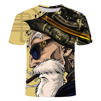

New Manga Dragon Ball z Super Saiyan Son Goku Anime Summer 3D Printing Latest Fashion T-shirt Top Men/Boys Cartoon Casual T-shir