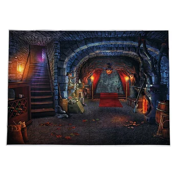

Halloween Thin Vinyl backdrop photo prop CP photography background 7X5FT