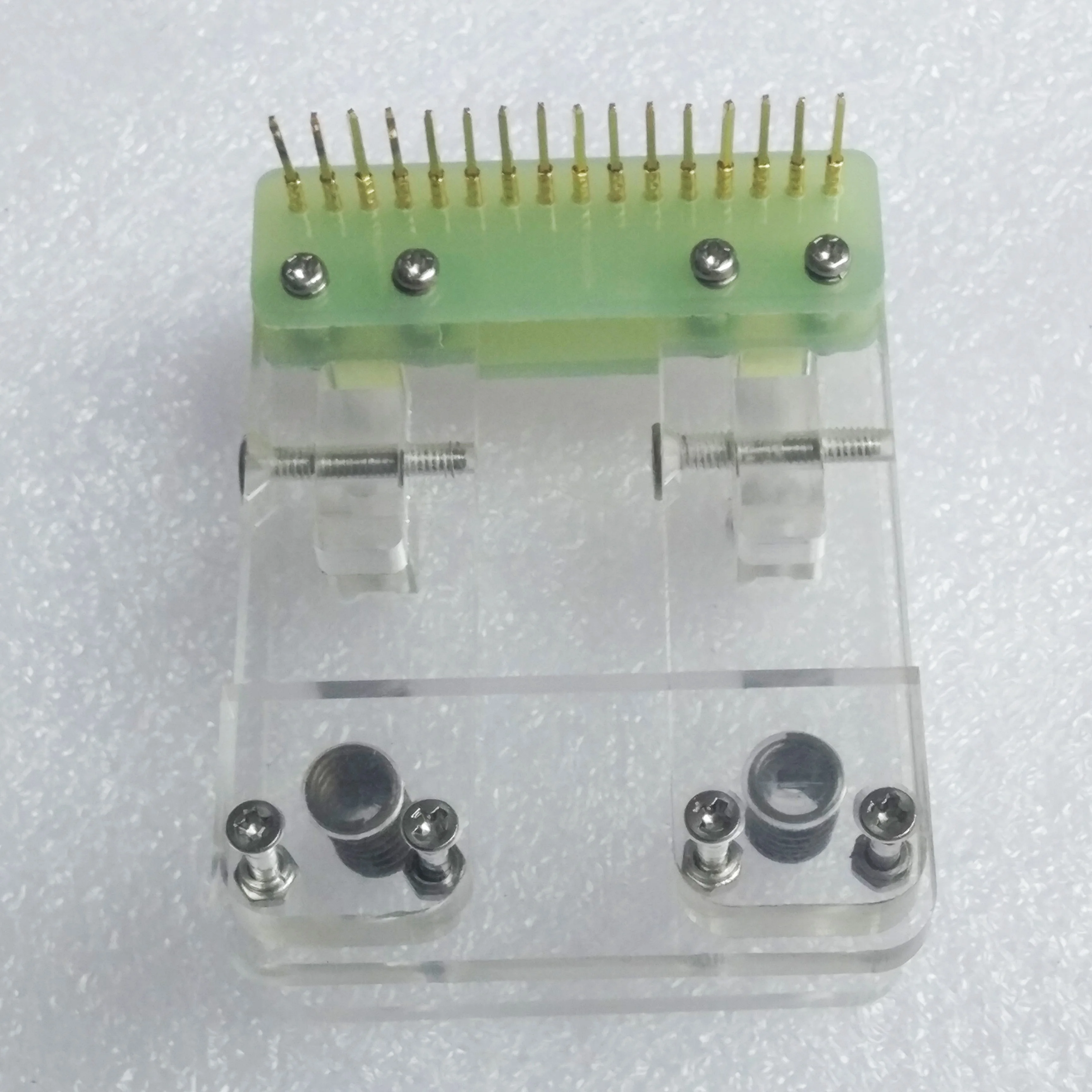 ЖК тестер PCB clamp Jig приспособление зонд пружинная игла Программирование сгорания