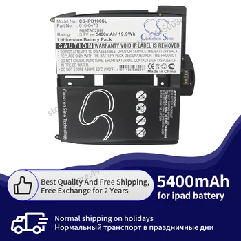 

Original Tablet Battery for iPad 5400mAh A1219 A1315 A1337 replacement battery for Apple iPad