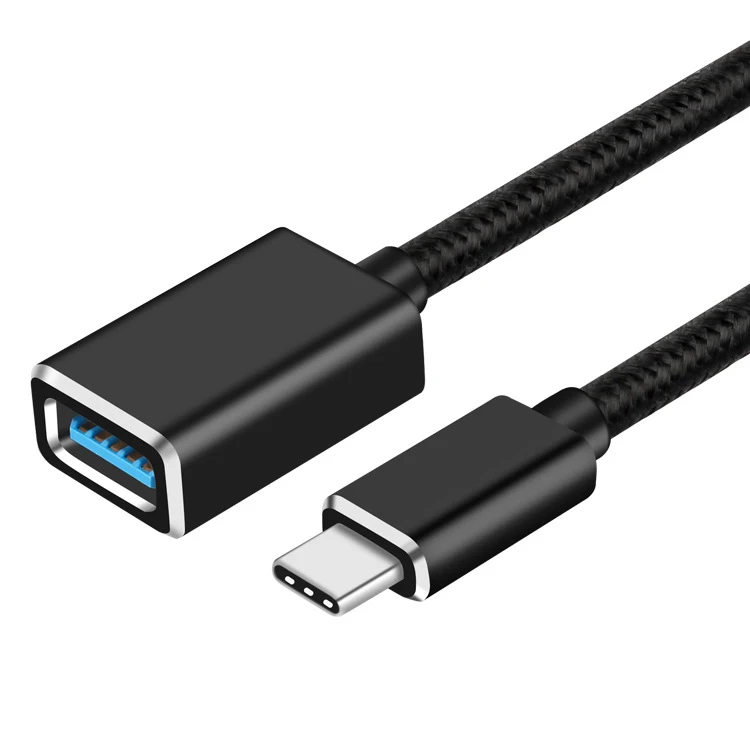 Usb-C Otg кабель type-C штекер Usb 3,0 Женский металлический конвертер для samsung S10 S9 Macbook Xiaomi Mi8 huawei Usb3.0 type-C Otg