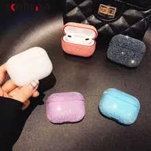 EKONEDA Protective Girl Case For Airpods Pro Case Luxury Bling Diamonds For Airpods pro Cover