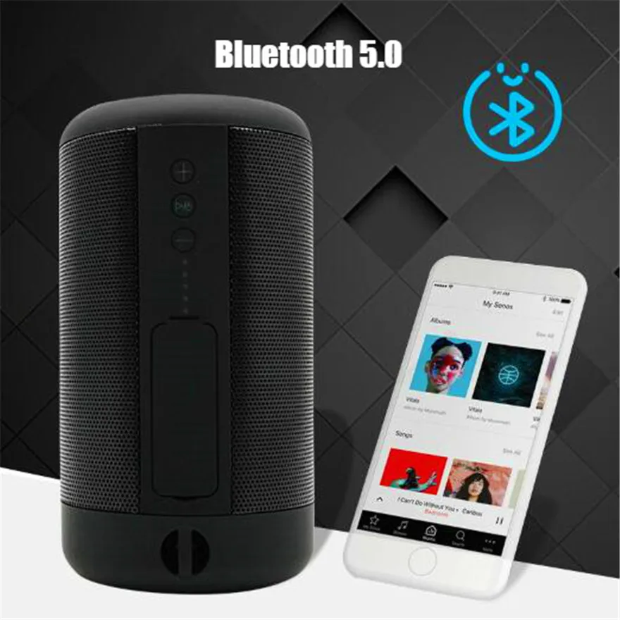 Музыкальная Колонка НЧ Hifi динамик звуковая система говорящая коробка Bluetooth чехол