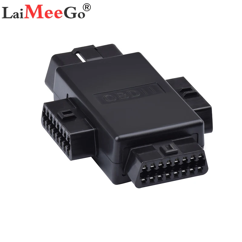 16 Pin OBD2 автомобильный разъем штекер 1 на 3 гнездо ELM327 многофункциональные