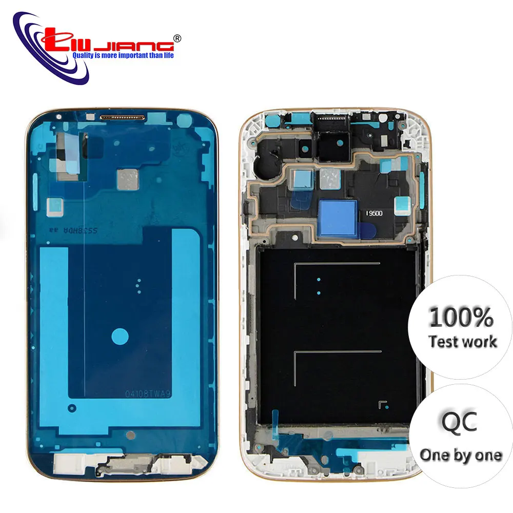 Новая передняя рамка ЖК-дисплея для Samsung S4 I9500 I9505 I337 средняя запасные части