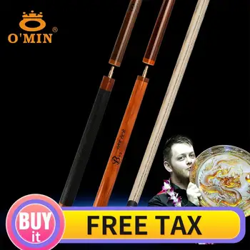 

O'MIN B52 Bomber Punch&Jump Cue 14mm Tip Black Bakelite Ferrule Hard Ash Shaft Professional Break Cue Solid&PU 2 Options Wrap