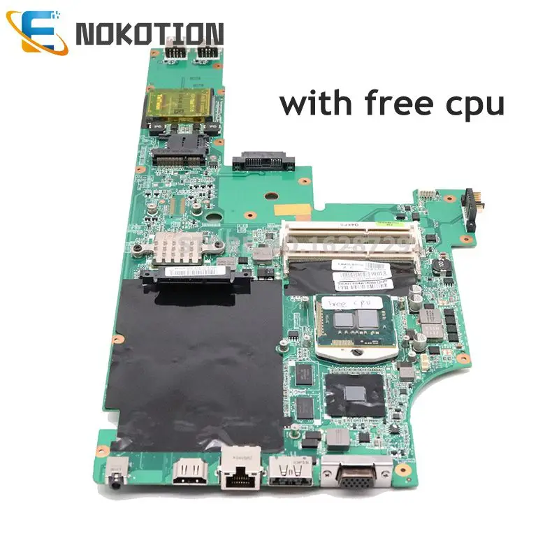NOKOTION 63Y2144 DA0GC6MB8F0 для lenovo Thinkpad edge E50 Материнская плата ноутбука HM55 DDR3 HD 4500 графика процессор