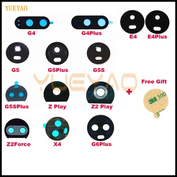 

Camera Lens For Motorola Moto X4 G6 Plus Play G5 G5s Plus G4 E4 Plus z2 Force Play Back Rear Camera Glass Lens+Adhesive Sticker