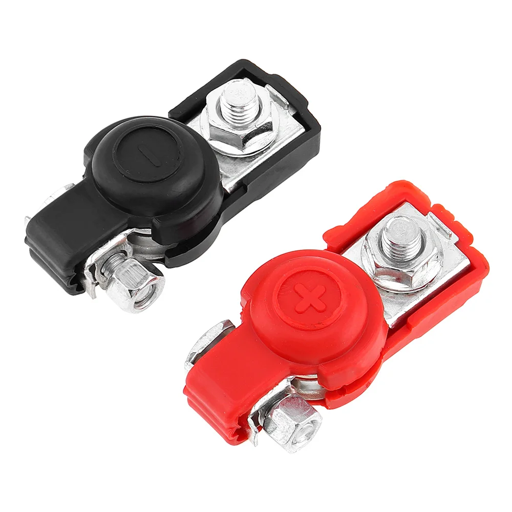 

niversal 1 Pair 12V Quick Release Battery Terminals Clamps for Car Caravan Boat Motorcycle Car-styling Car Accessories