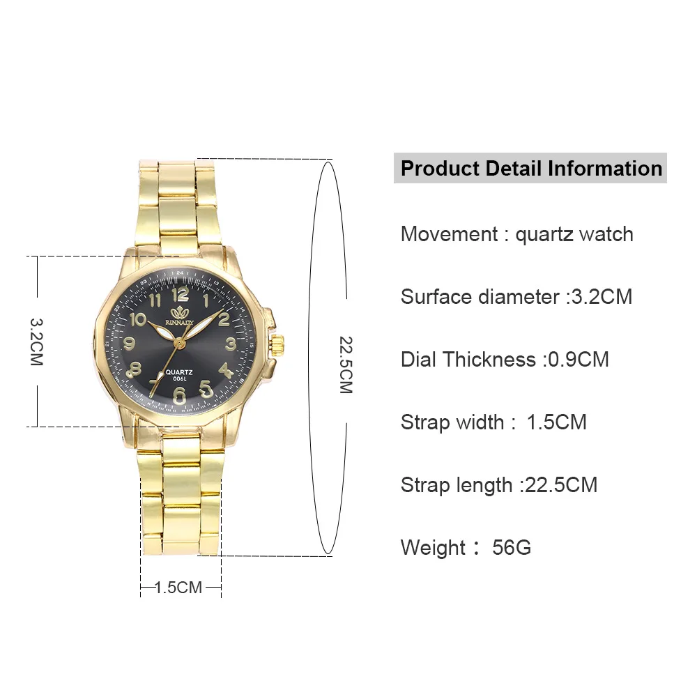 rocawear watch and bracelet set Gold Women Watch Ladies Creative Alloy Women's Bracelet Watches Female Digital Quartz Clock Relogio Feminino Montre Femme часы best Women's Bracelet Watches