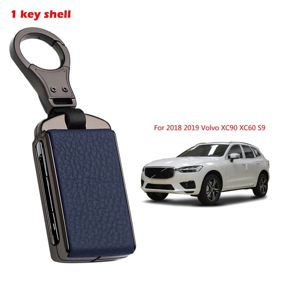 Чехол для ключей из натуральной кожи Volvo XC60 XC90 S90 V90 2017 2018|Аксессуары GPS| |