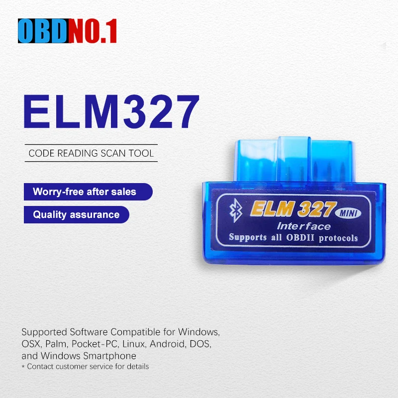 Диагностический сканер ELM327 V1.5 OBD2 считыватель кодов автомобиля интерфейс Bluetooth