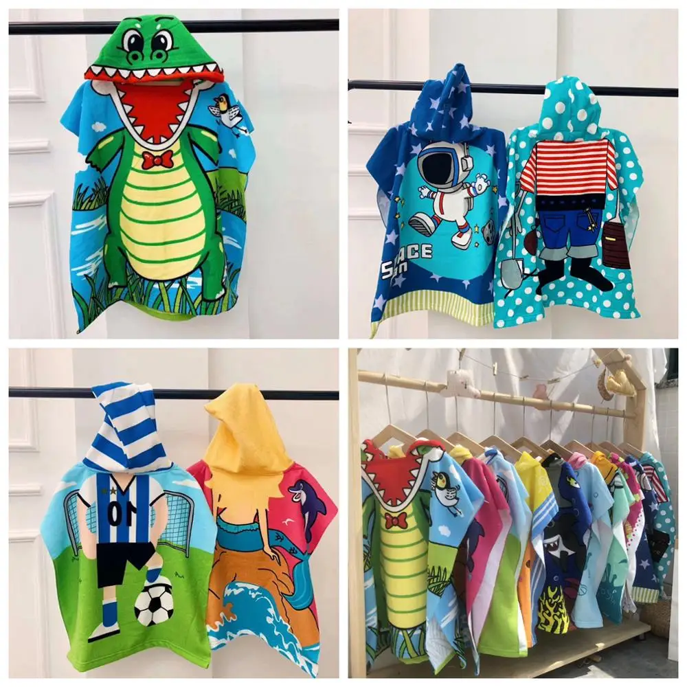 dinosaur baby bath towel