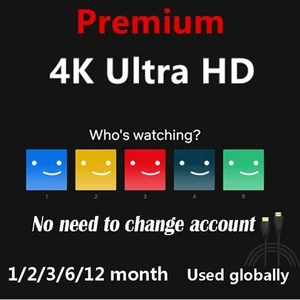Netflix Instant Delivery 1-5 screen Tv stick Youtube Roku Tv box Global available 100% Stable Laptop Smart TV 4K Ultra HD