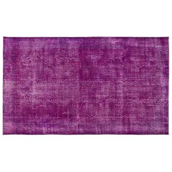 

Handmade Fuchsia Vintage Overdyed Turkish Area Rug 173x285 Cm-5'8''X9'4''