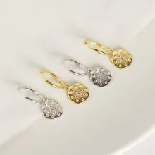 925 Sterling Silver Earrings Octagonal Earrings Fashion Inlaid Zircon Wedding Banquet Girlfriend Gift Earrings Ladies Jewelry