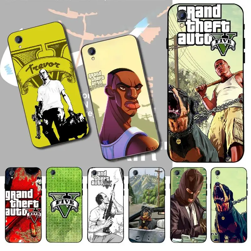 PENGHUWAN Горячая Grand Theft Auto GTA 5 чехол для телефона из мягкого силикона ТПУ с рисунком