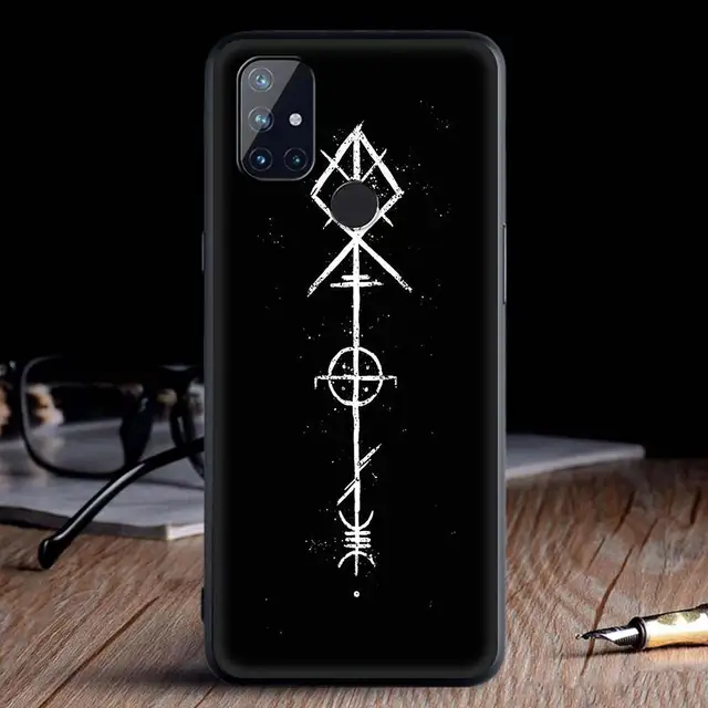 For OnePlus 8 Nord 7Pro Case For One Plus Z N10 5G 8T 7 Pro n100 7T 6T Full Protection Soft Phone Cover Viking Vegvisir Logo Sac B07