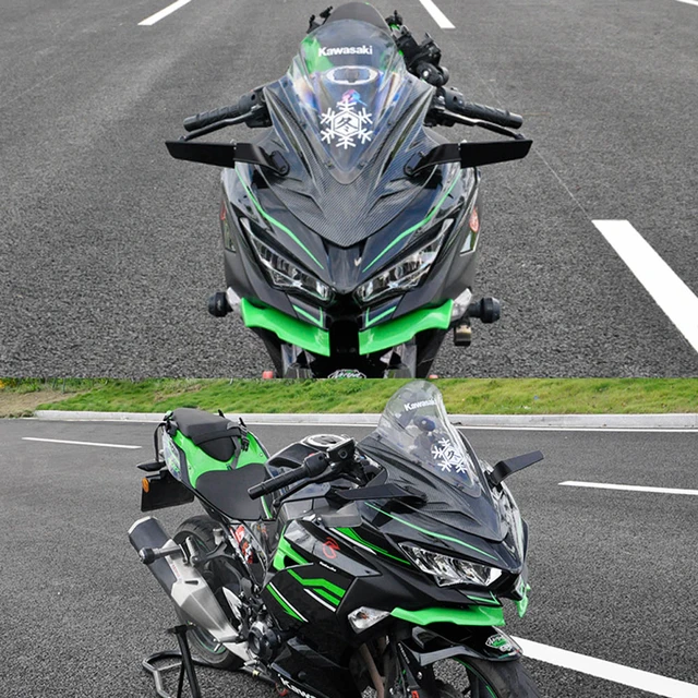 Rétroviseur Réglable En Aluminium Pour Moto, Compatible Avec Les Modèles  Kawasaki Ninja 400 650 Zx10r Zx6r Zx-636 2018-2022 - Automobile - Temu