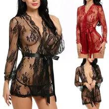 Сексуальное эротическое кружевное ночное белье, женское нижнее белье, перспективная Ночная сорочка