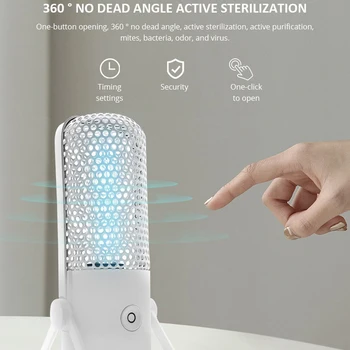

UVC LED Ultraviolet UV Sterilizer Light Germicidal Disinfection Bulb Ozone Quartz for Home Clean Air disinfectant LED Light