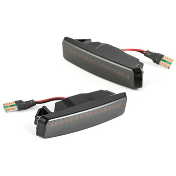 

Lamp LED side marker light For BMW E39 5ER 95-03 12V 2PCS set Dynamic Smoked