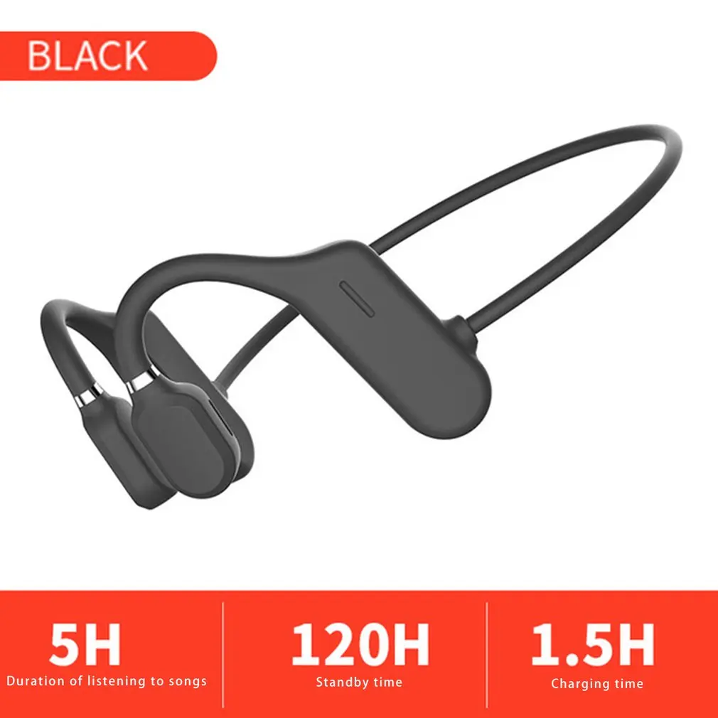 Bluetooth 5 0 Wireless Headphones Bone Conduction Earphone Outdoor Sports Headset with Microphone Handsfree Headsets