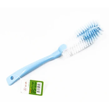 

1Pcs Color random Bottle Brush Cup Unisex Baby Brush Bottle Casual Handle Cleaning Long Pink Multifunctional Blue