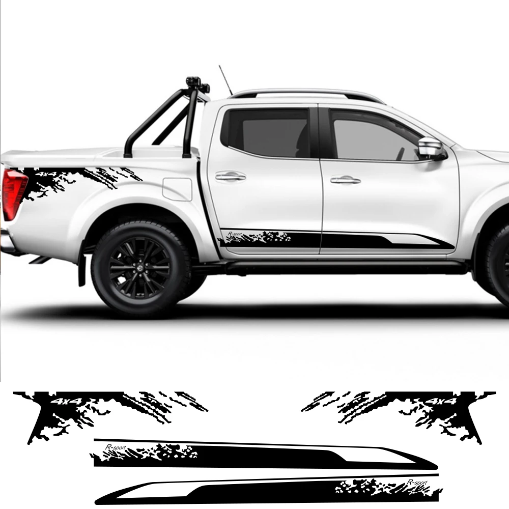 2 шт. стильная Автомобильная боковая наклейка для Nissan NAVARA NP300 автомобильная