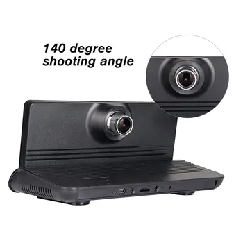 

7-Inch Center Console Recorder Dual Video Driving Recorder Hd Touch Screen Recorder Touch Screen Design No Dead Angle Recorder