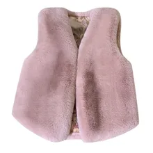 ARLONEET/осенне-зимняя теплая плотная жилетка из искусственного меха для девочек; куртка для девочек; бархатные жилеты; Верхняя одежда; верхняя одежда; CS10