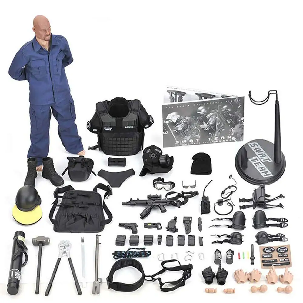 PATTIZ High-end simulation 1/6 Scale Military Solider SWAT break hand soldier Set model Figures Ass