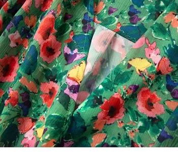 

Cross V Neck Wrap Women's Blouse Long Sleeve Floral Flower Print Elegant Ladies Shirt Top New