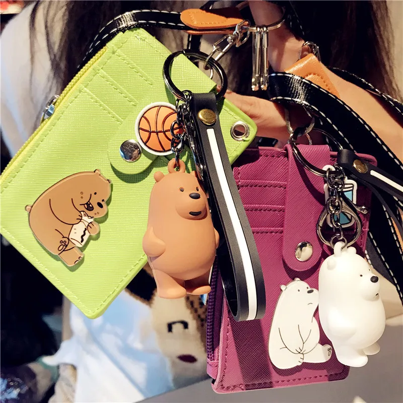 

Bus bank card chest card set multi-function large capacity card bag cartoon student campus card meal card with neck