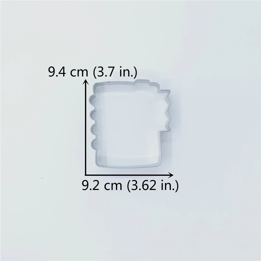 KENIAO ноутбук печенья резак для обратно в школу-9,2x9,4 см-печенье и форма для вырезания для студентов-нержавеющая сталь