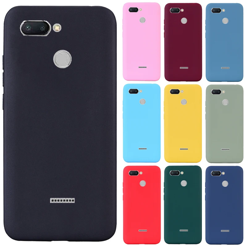Funda de silicona para Xiaomi Redmi note 6 caso la protección completa Funda trasera suave Tpu funda de teléfono para Xiaomi Redmi 6 Redmi6 del Coque bolsa