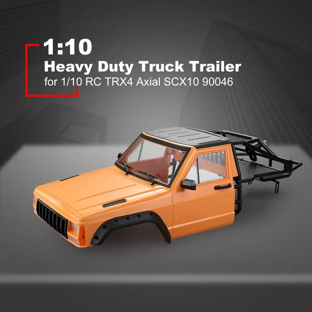 Радиоуправляемая машина Cherokee Body Cab& Back-Half Cage для 1/10 RC Crawler Traxxas TRX4 Axial SCX10 90046 Redcat GEN 8 Scout II